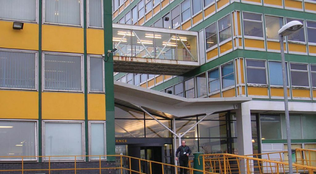 Hopwood-Hall-Before-3 - Aluminium Rainscreen Overcladding Specialist